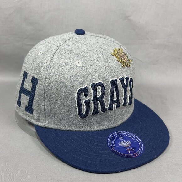 Homestead Grays MLB Fitted 7 3/4 Hat Cap Ebbets Field Negro League PA USA Mens - Picture 1 of 15